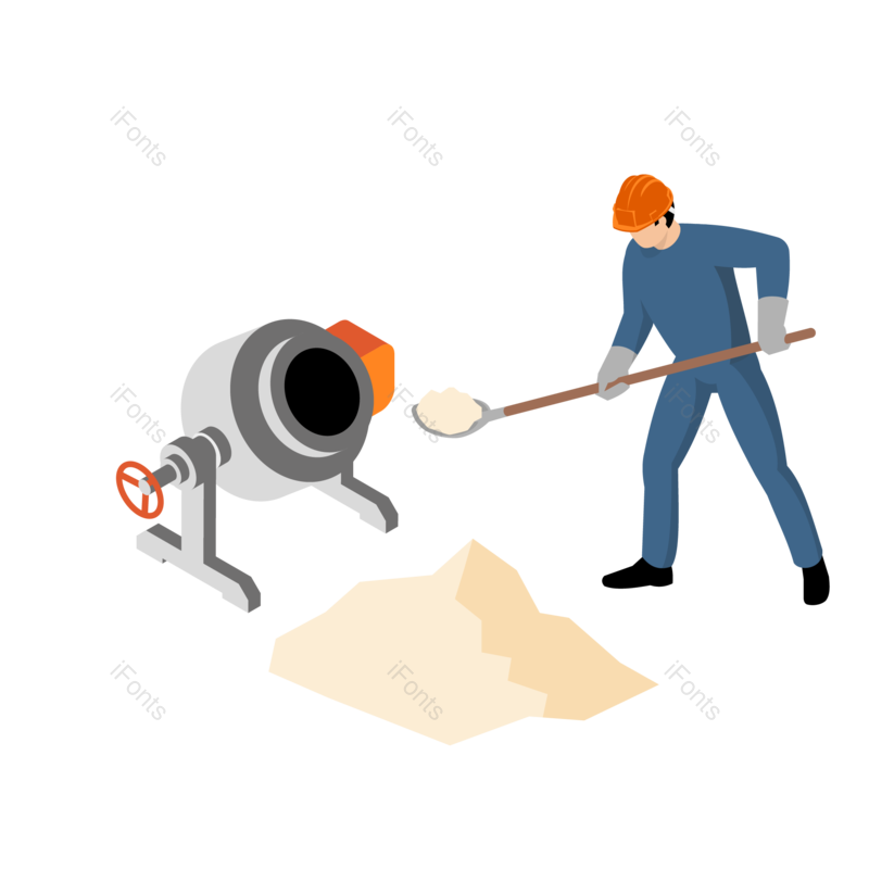 工人图片,安全元素,安全帽PNG,免抠素材